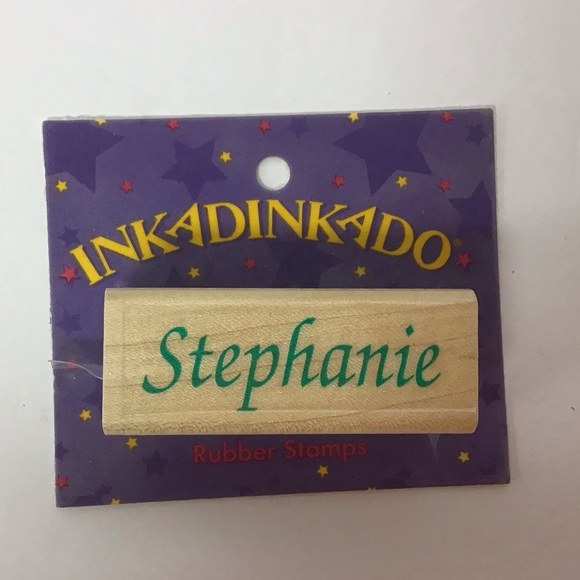 INKADINKADO Other - INKADINKADO “Stephanie” Rubber Stamp